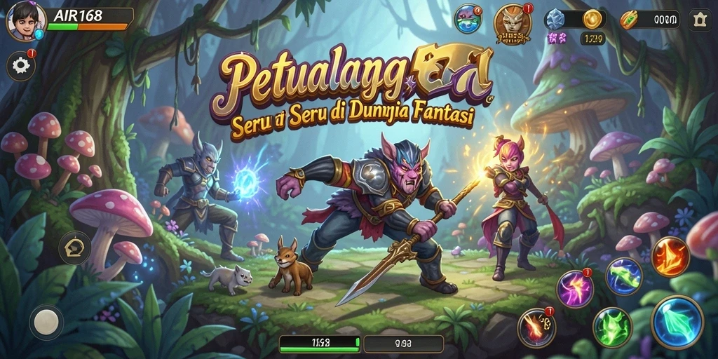 Tampilan gameplay <strong>AIR168</strong> yang memukau dan menantang.