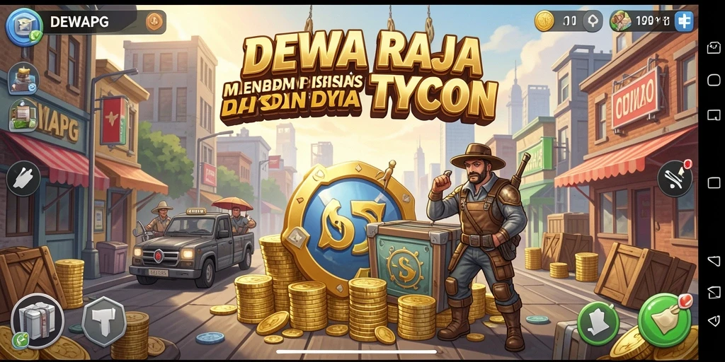 Screenshot utama DEWAPG menampilkan gameplay Tycoon yang seru.