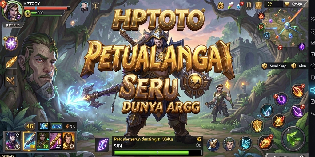 Tampilan gameplay seru HPTOTO dengan pertarungan penuh strategi.