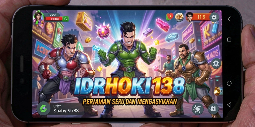 Screenshot menunjukkan gameplay seru dan menantang di IDRHOKI138.