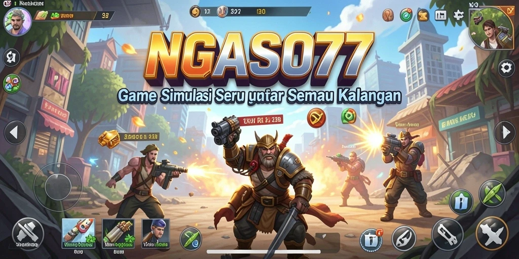 Tampilan menarik gameplay NGASO77 dengan pengalaman simulasi yang seru.