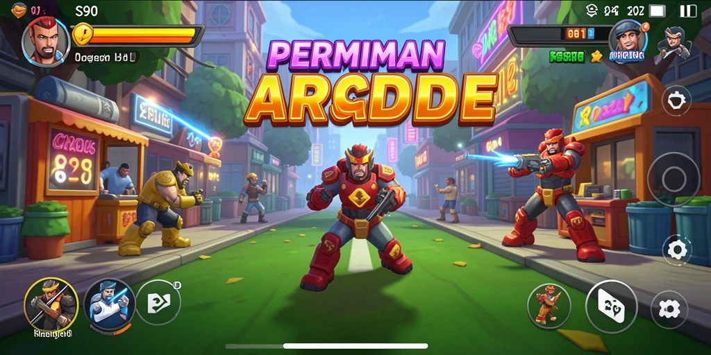 Tampilan gameplay S80 yang penuh aksi dan tantangan arcade.
