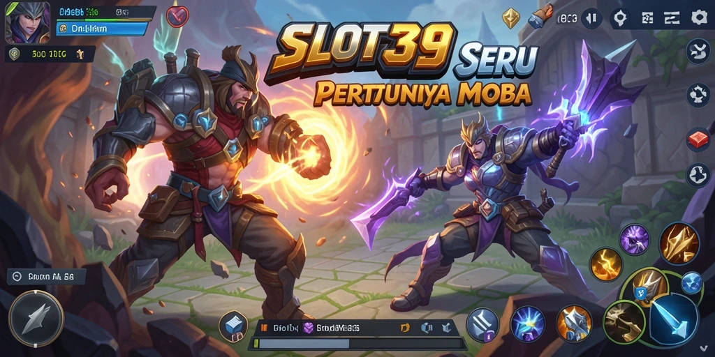 Menampilkan aksi intens di arena pertempuran SLOT39.