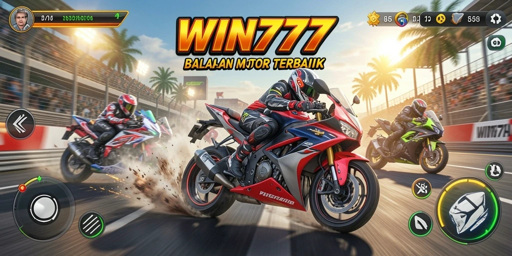 Gameplay seru balapan motor di WIN777 dengan aksi cepat.
